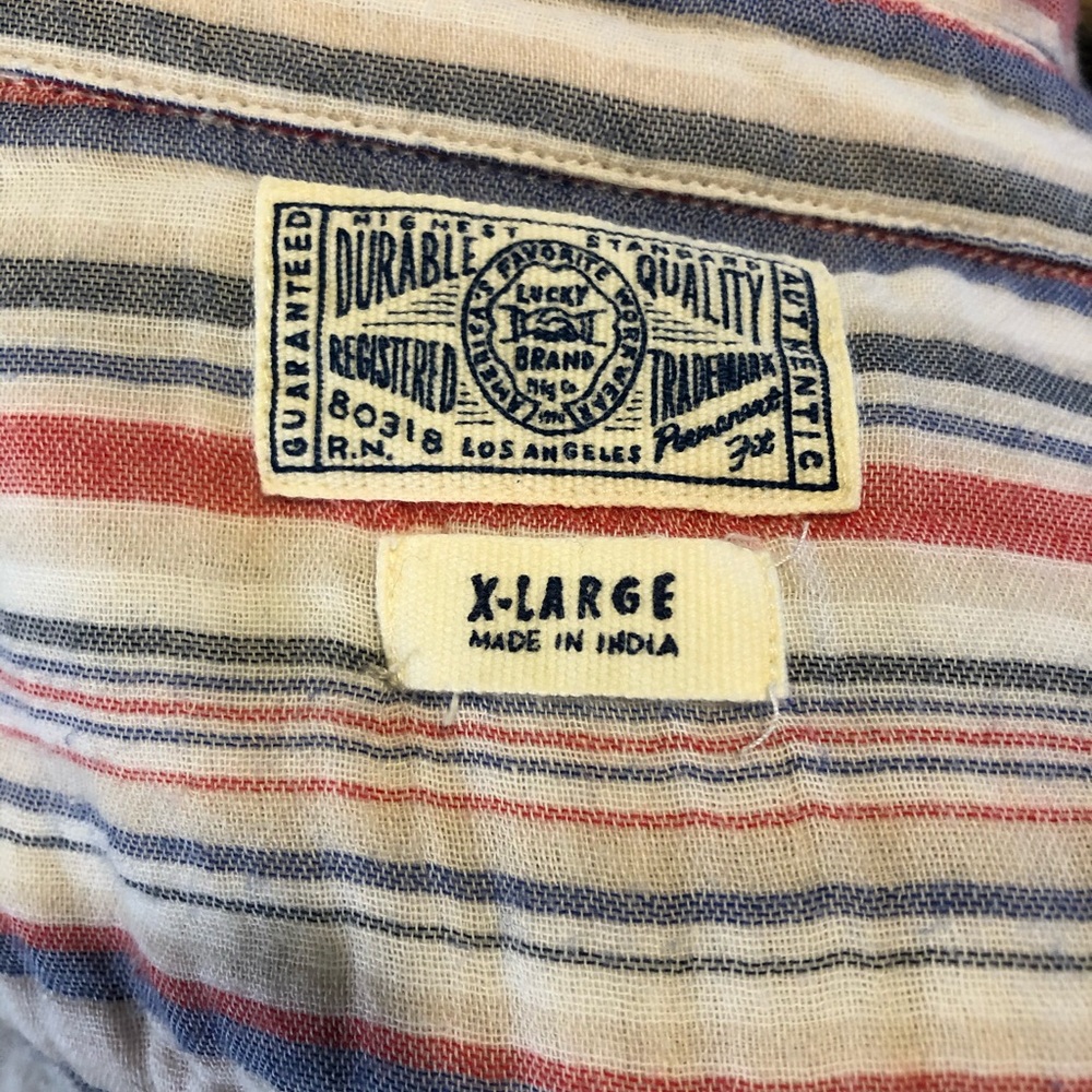 Men’s cotton soft Lucky brand dress shirt